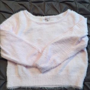Victoria’s Secret Crop Fuzzy Sweater, Size M